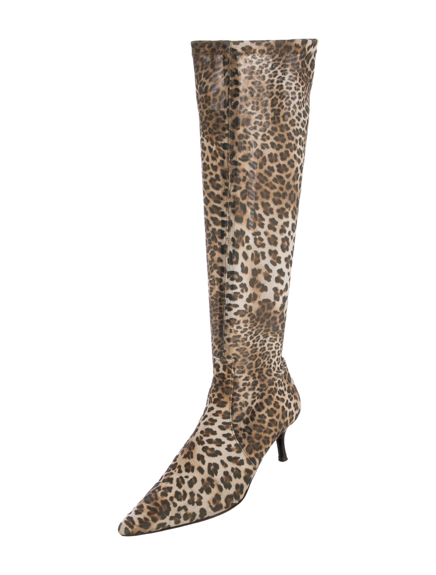 Donald Pliner Mesh Animal Print Boots