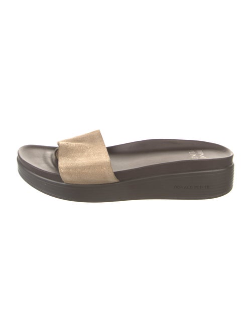 Donald Pliner Suede Slides