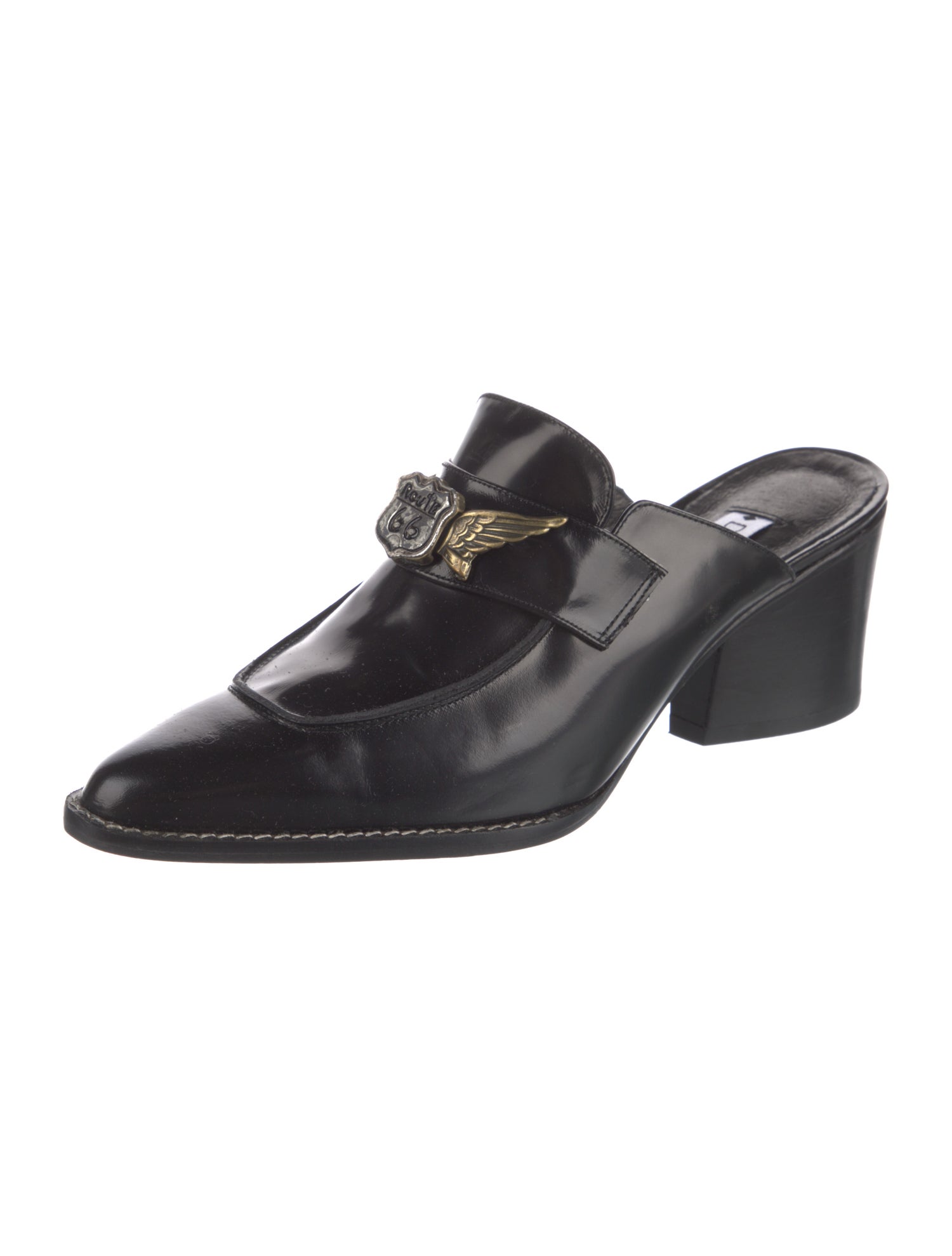 Donald Pliner Leather Mules