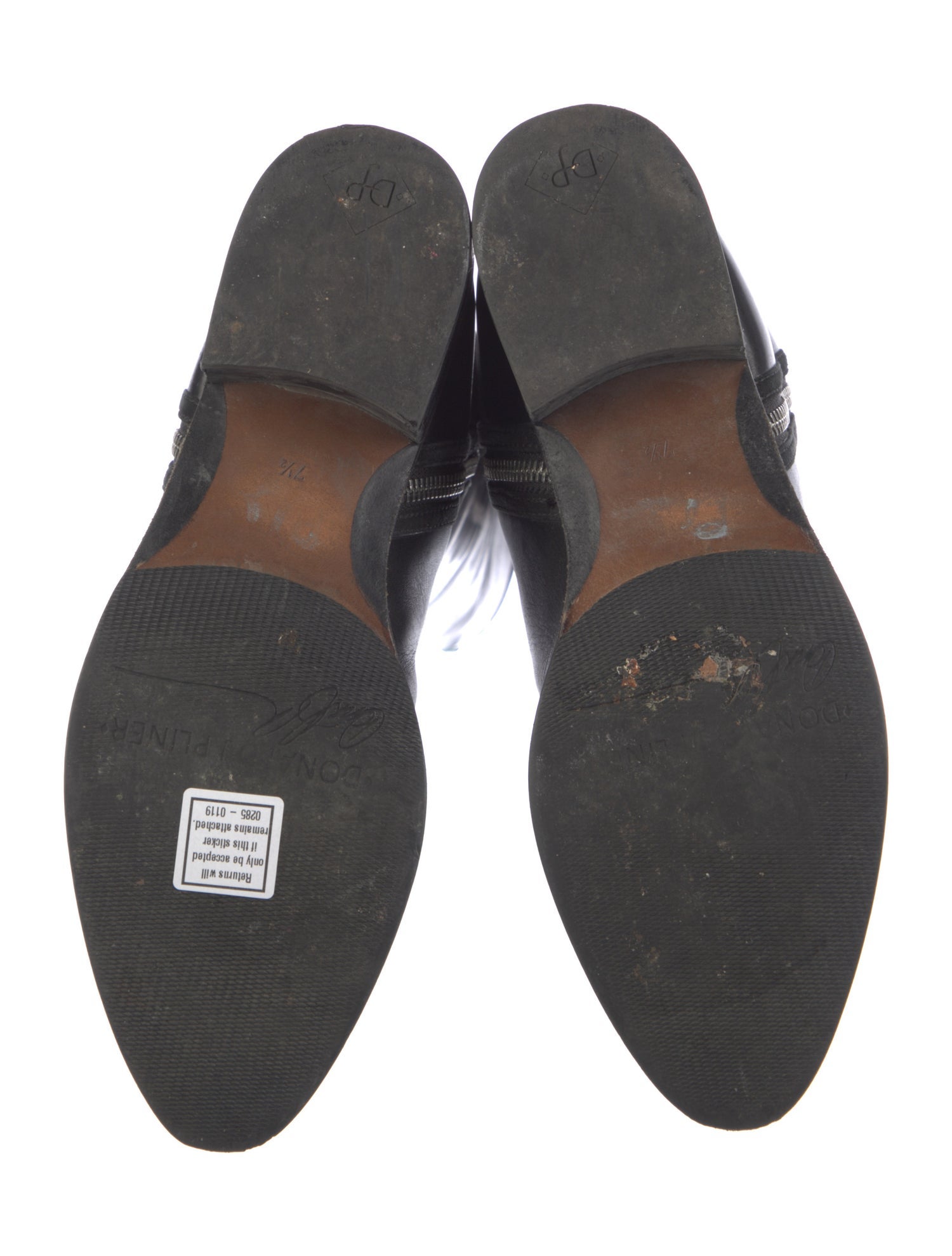 Donald Pliner Leather Riding Boots