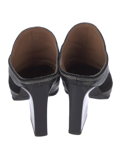 Donald Pliner Leather Patterned Mules
