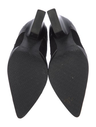 Donald Pliner Leather Patterned Mules