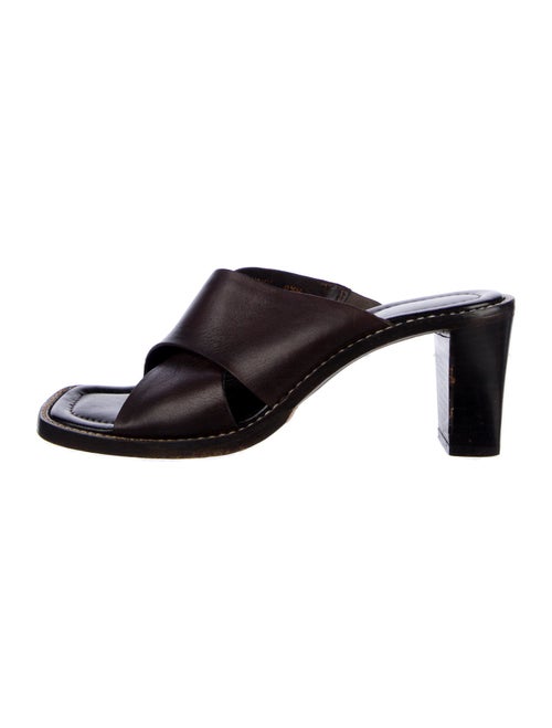 Donald Pliner Leather Slides