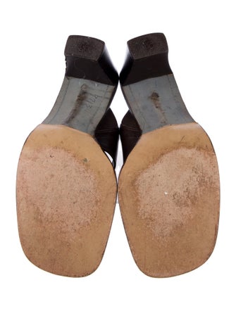 Donald Pliner Leather Slides