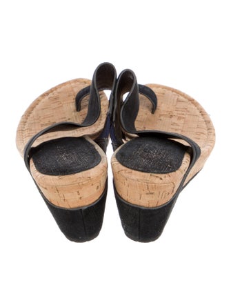 Donald Pliner Suede Colorblock Pattern Slides
