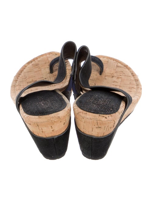 Donald Pliner Suede Colorblock Pattern Slides