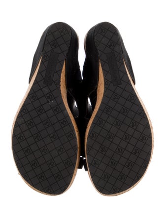 Donald Pliner Suede Colorblock Pattern Slides