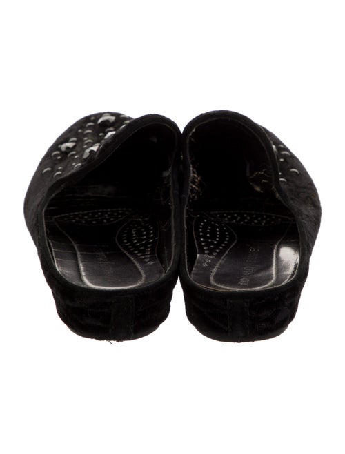 Donald Pliner Velvet Studded Accents Mules
