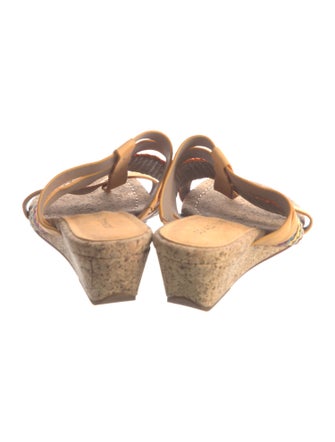 Donald Pliner Leather Printed Slides