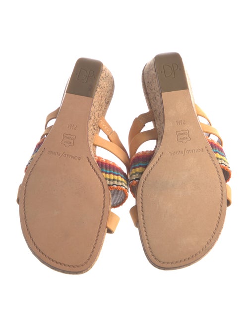 Donald Pliner Leather Printed Slides