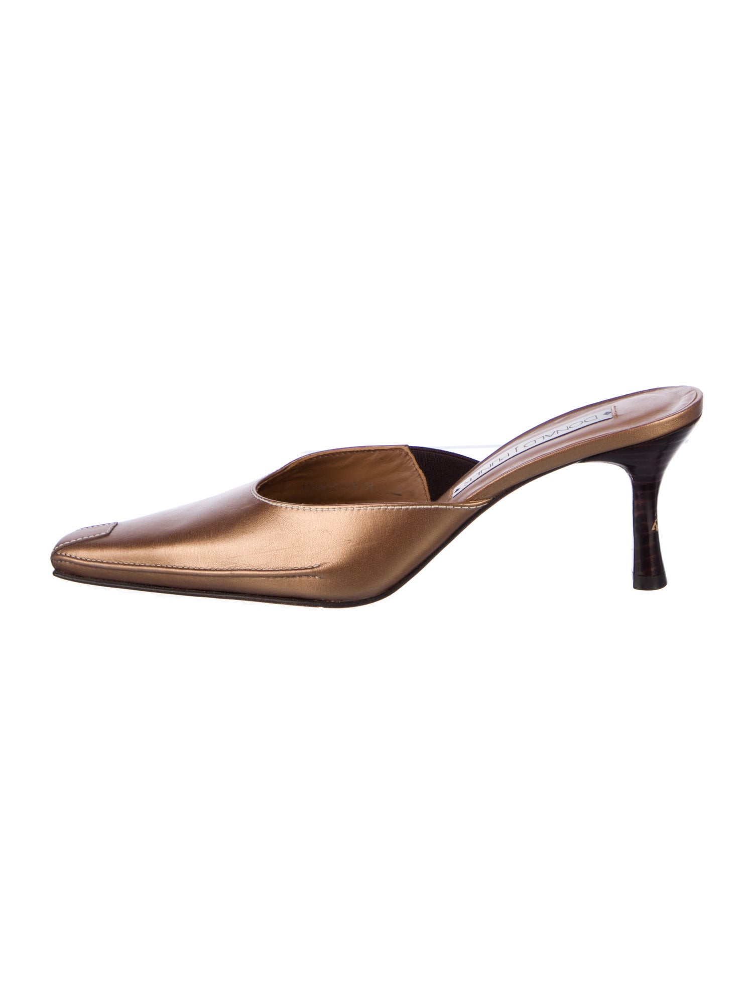 Donald Pliner Leather Mules