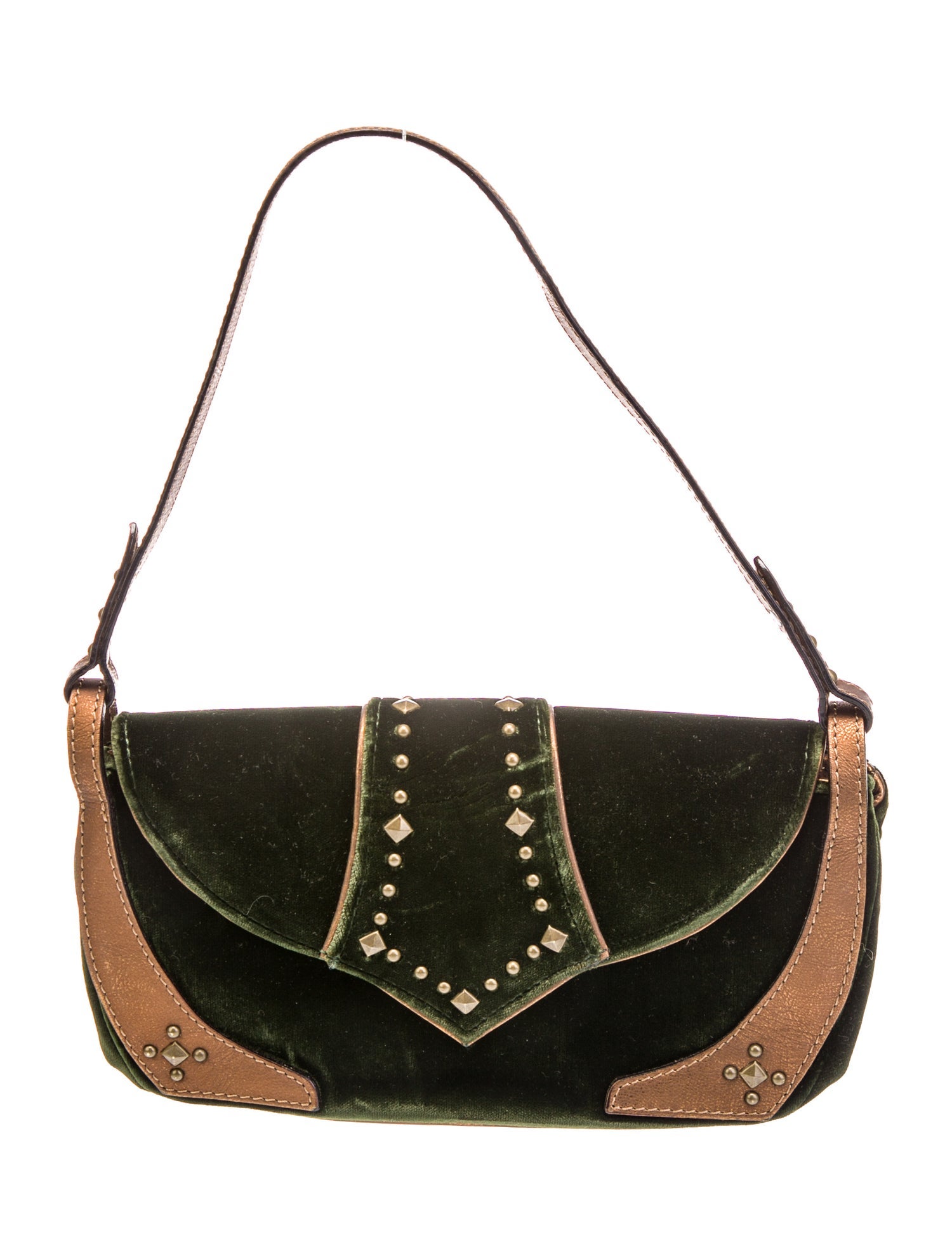 Donald Pliner Velvet Top Handle Bag