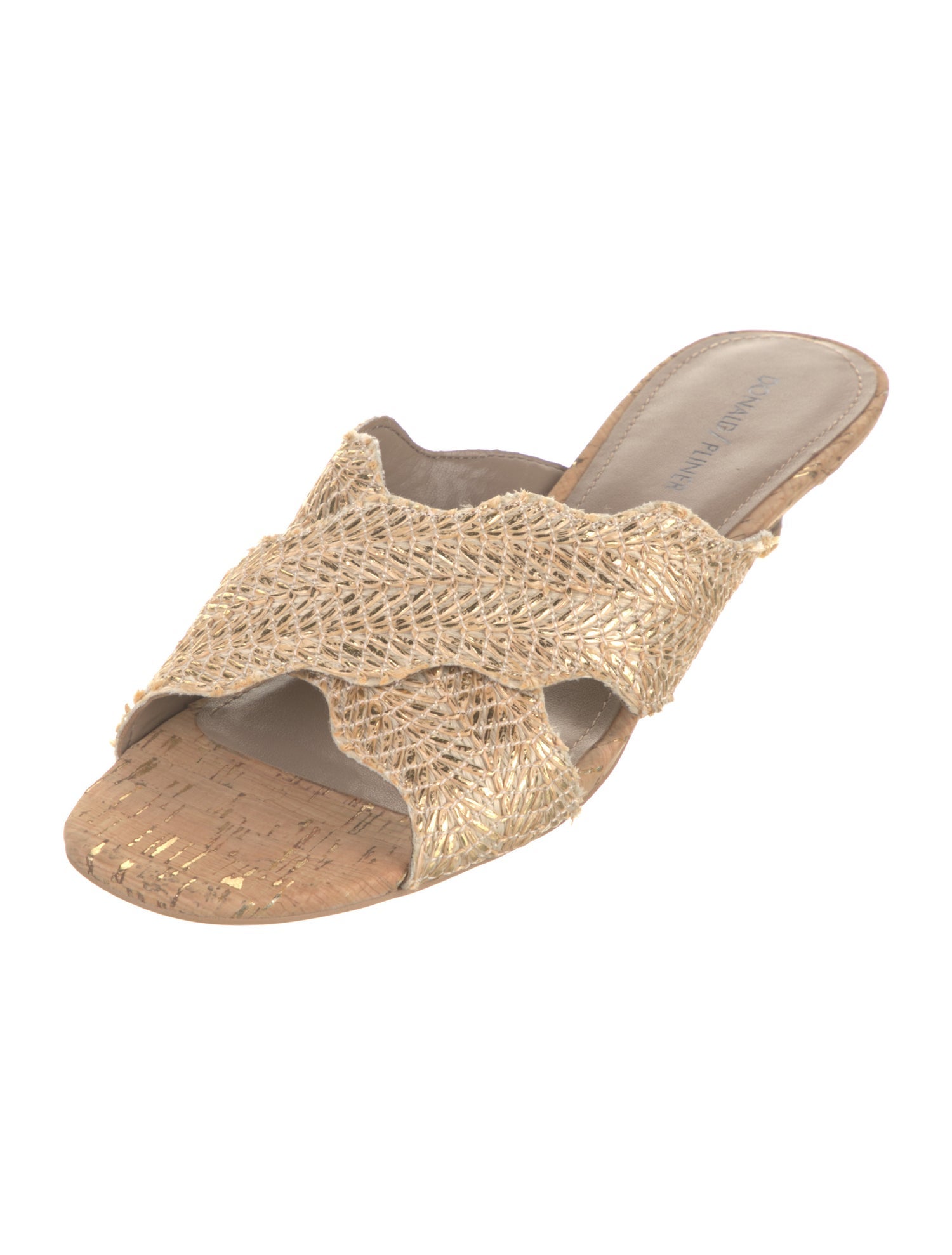 Donald Pliner Glitter Accents Slides