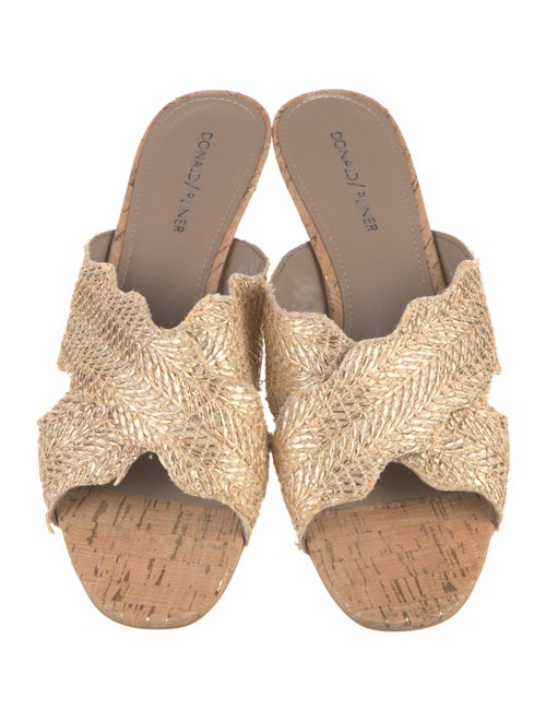 Donald Pliner Glitter Accents Slides