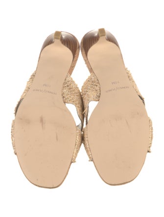 Donald Pliner Glitter Accents Slides