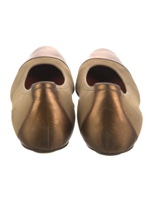 Donald Pliner Leather Trim Embellishment Ballet Flats