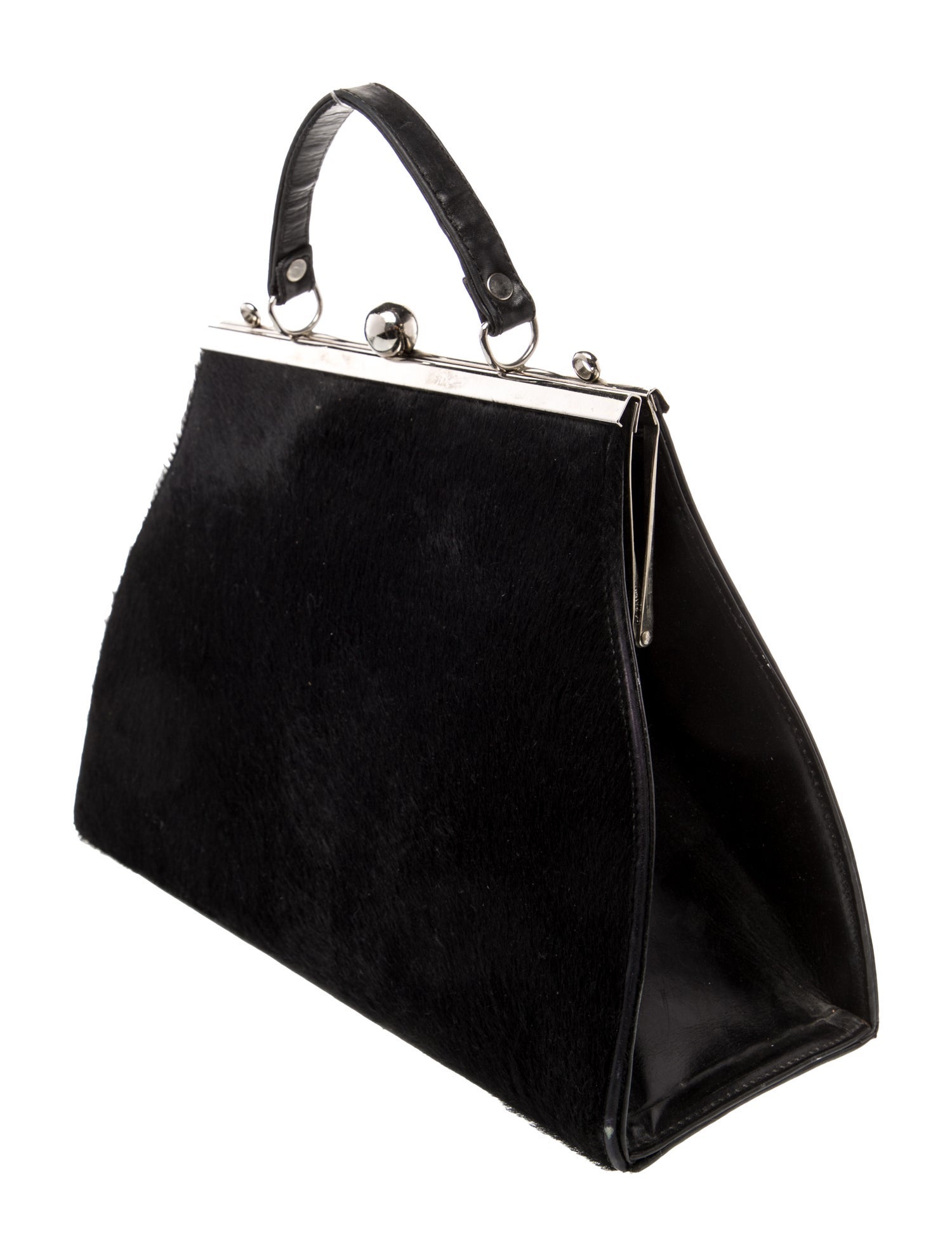 Donald Pliner Ponyhair Top Handle Bag Vintage