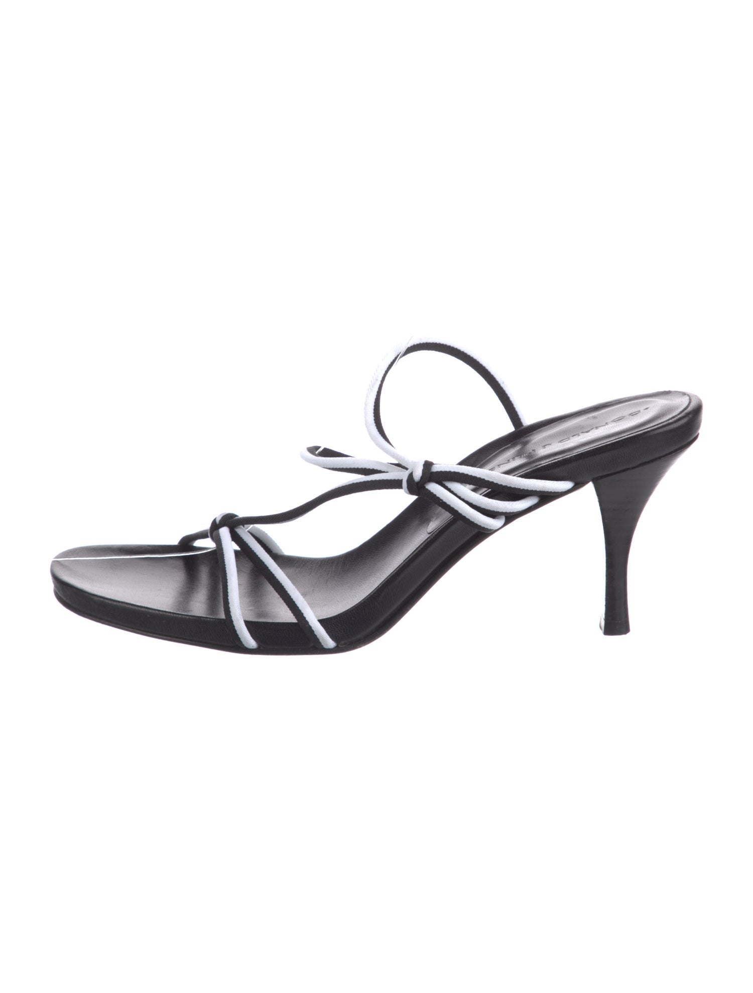 Donald Pliner Leather Colorblock Pattern Slides