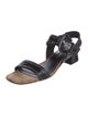 Donald Pliner Embossed Leather Slingback Sandals