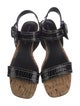 Donald Pliner Embossed Leather Slingback Sandals