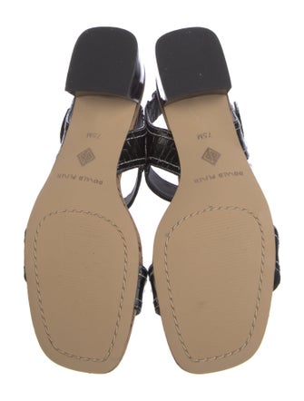 Donald Pliner Embossed Leather Slingback Sandals