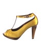 Donald Pliner Satin T-Strap Pumps