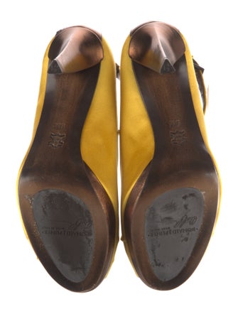 Donald Pliner Satin T-Strap Pumps