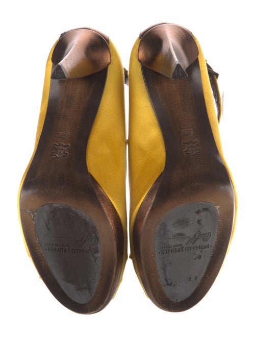 Donald Pliner Satin T-Strap Pumps