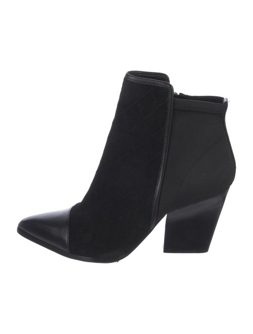 Donald Pliner Quilted Pattern Suede Boots