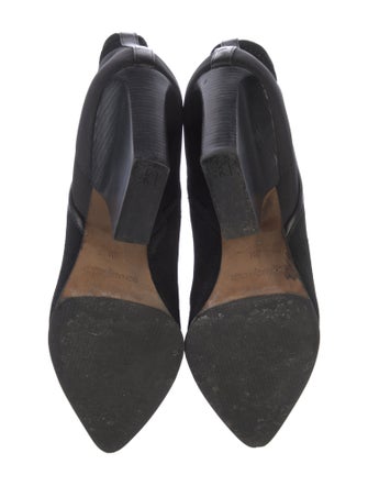 Donald Pliner Quilted Pattern Suede Boots