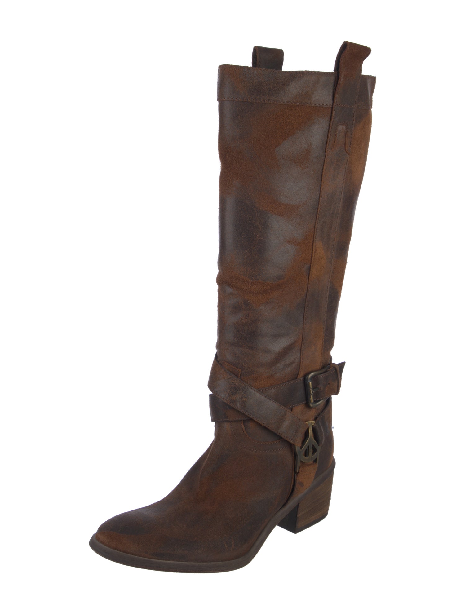 Donald Pliner Suede Riding Boots