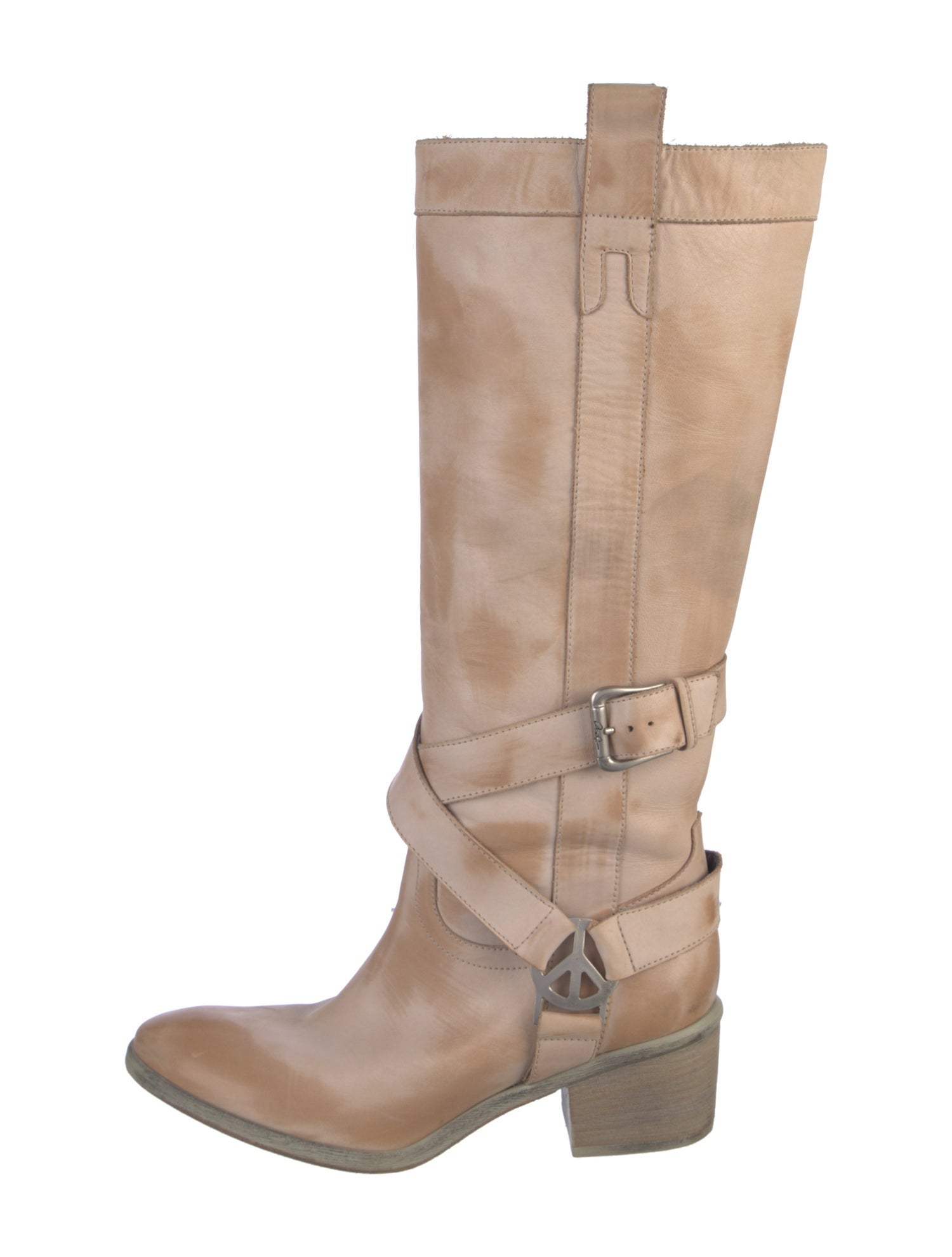 Donald Pliner Vintage Leather Riding Boots