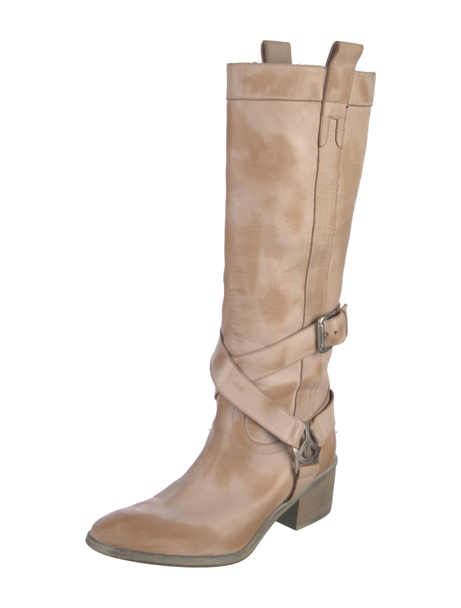 Donald Pliner Vintage Leather Riding Boots