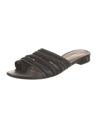 Donald Pliner Leather Slides