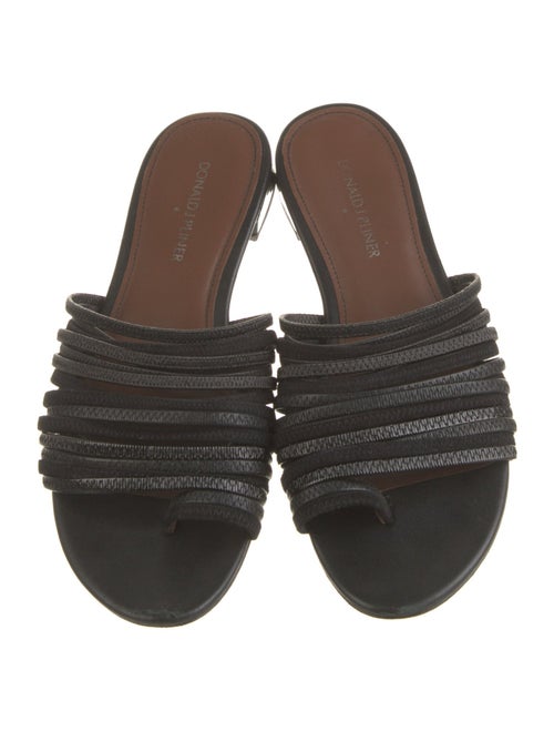 Donald Pliner Leather Slides
