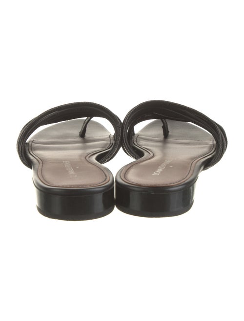 Donald Pliner Leather Slides