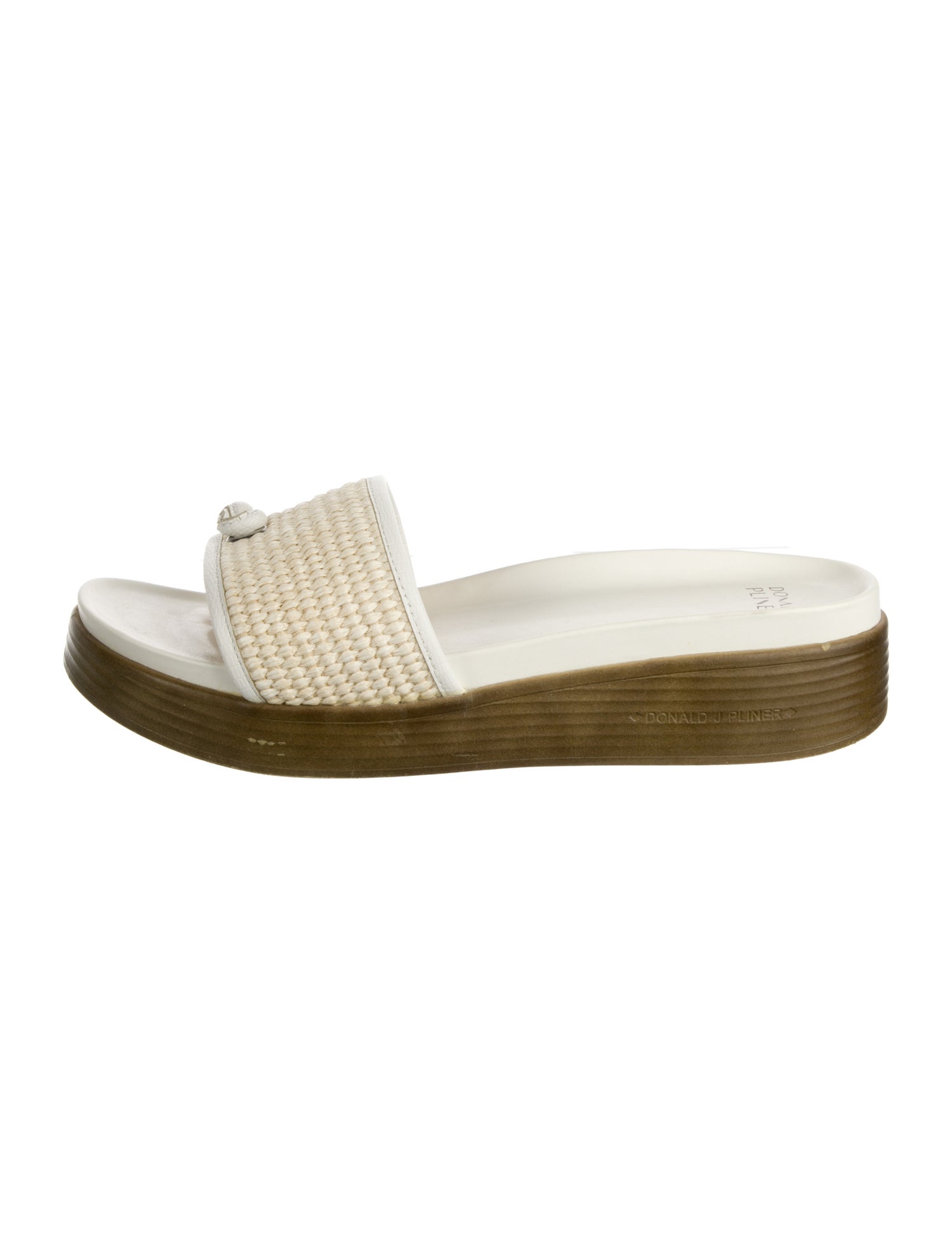 Donald Pliner Leather Slides