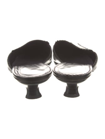 Donald Pliner Suede Scalloped Accent Mules