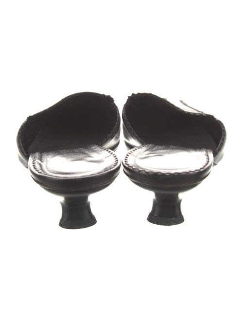 Donald Pliner Suede Scalloped Accent Mules