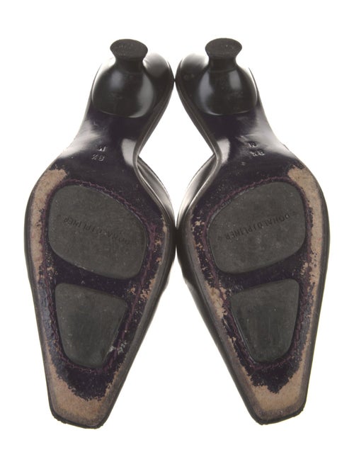 Donald Pliner Suede Scalloped Accent Mules