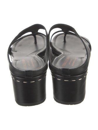 Donald Pliner Leather Slides