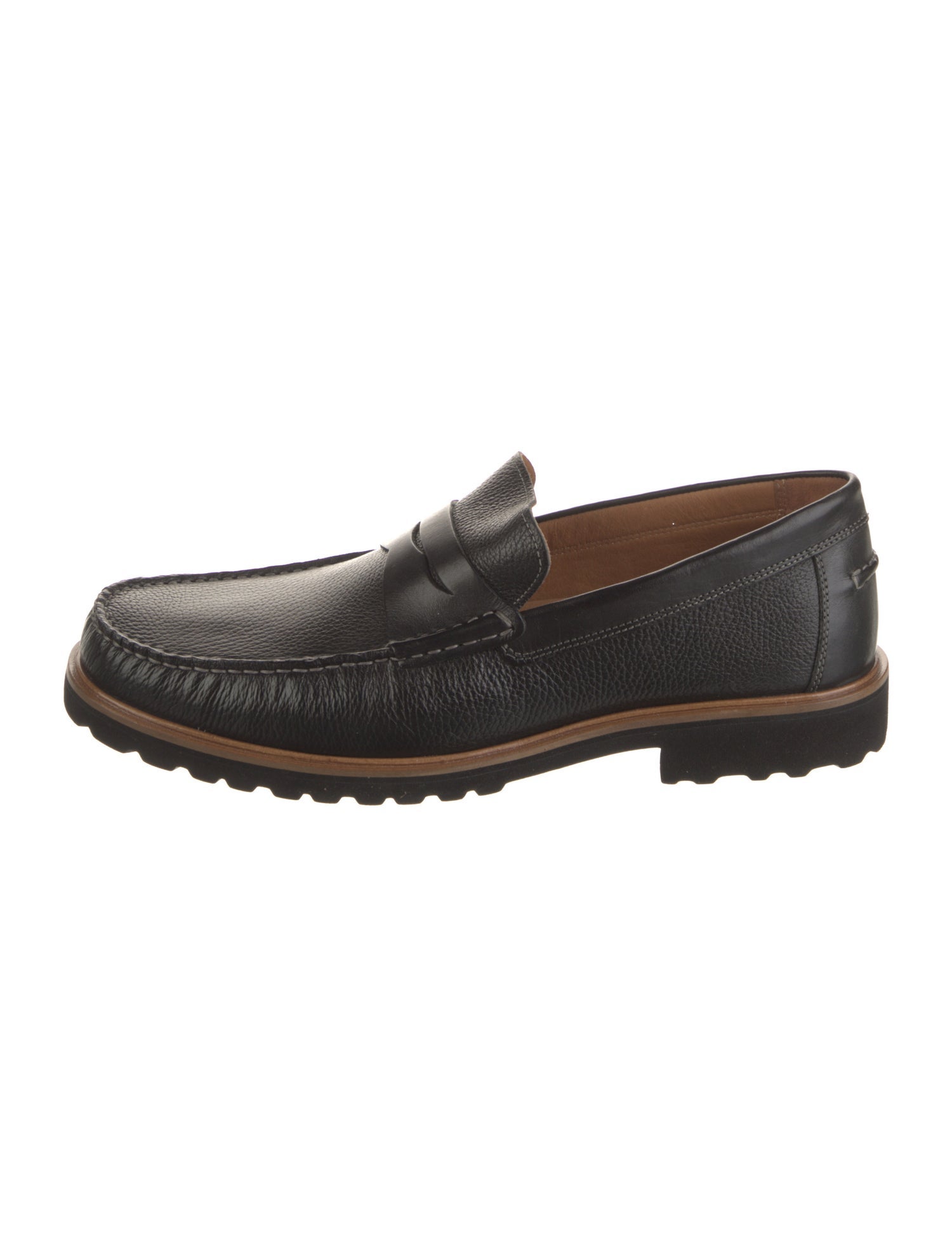 Donald Pliner Leather Loafers