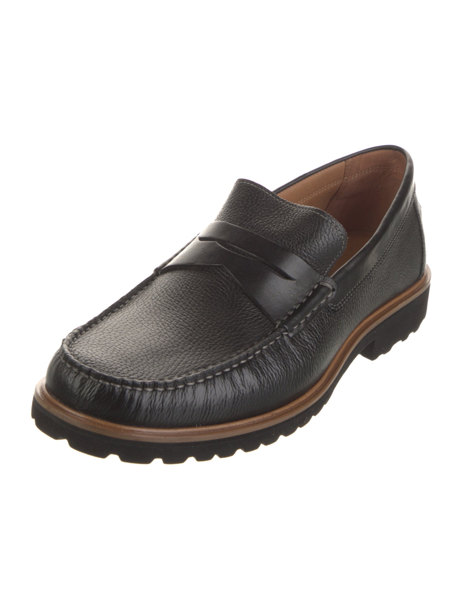 Donald Pliner Leather Loafers