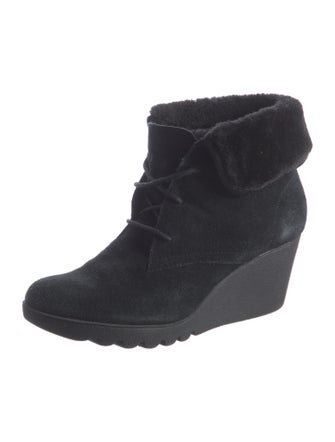 Donald Pliner Suede Lace-Up Boots
