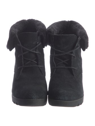 Donald Pliner Suede Lace-Up Boots