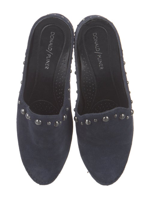 Donald Pliner Suede Studded Accents Mules