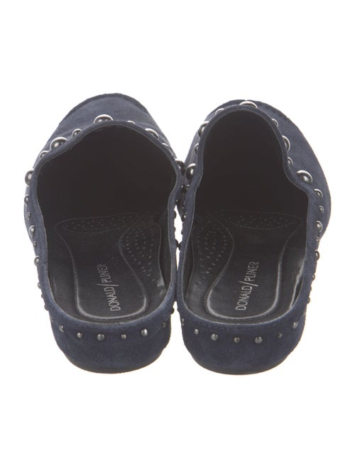 Donald Pliner Suede Studded Accents Mules