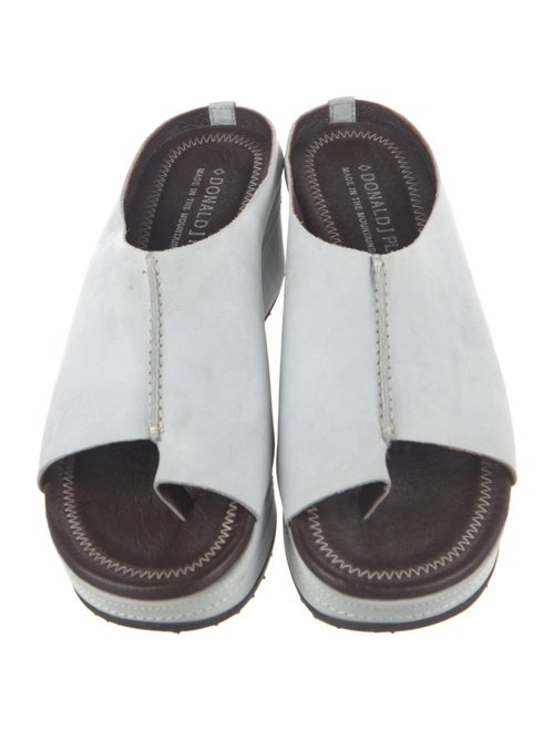 Donald Pliner Leather Printed Slides