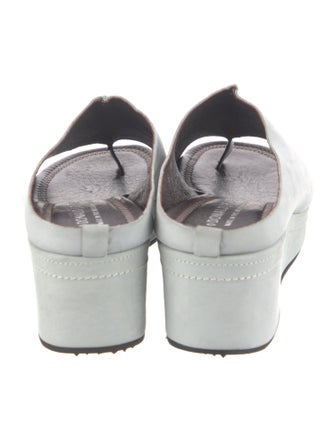 Donald Pliner Leather Printed Slides