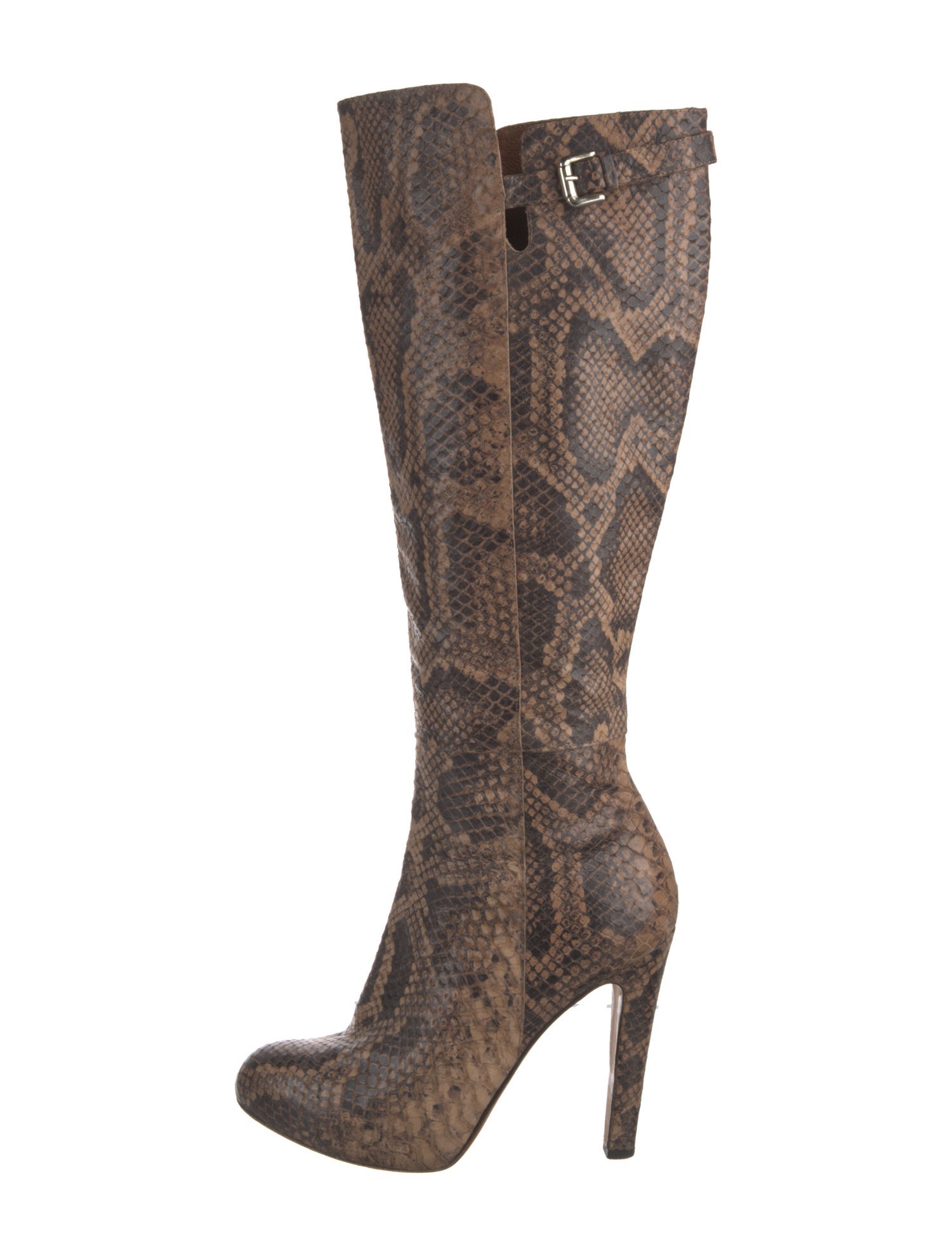 Donald Pliner Leather Animal Print Boots